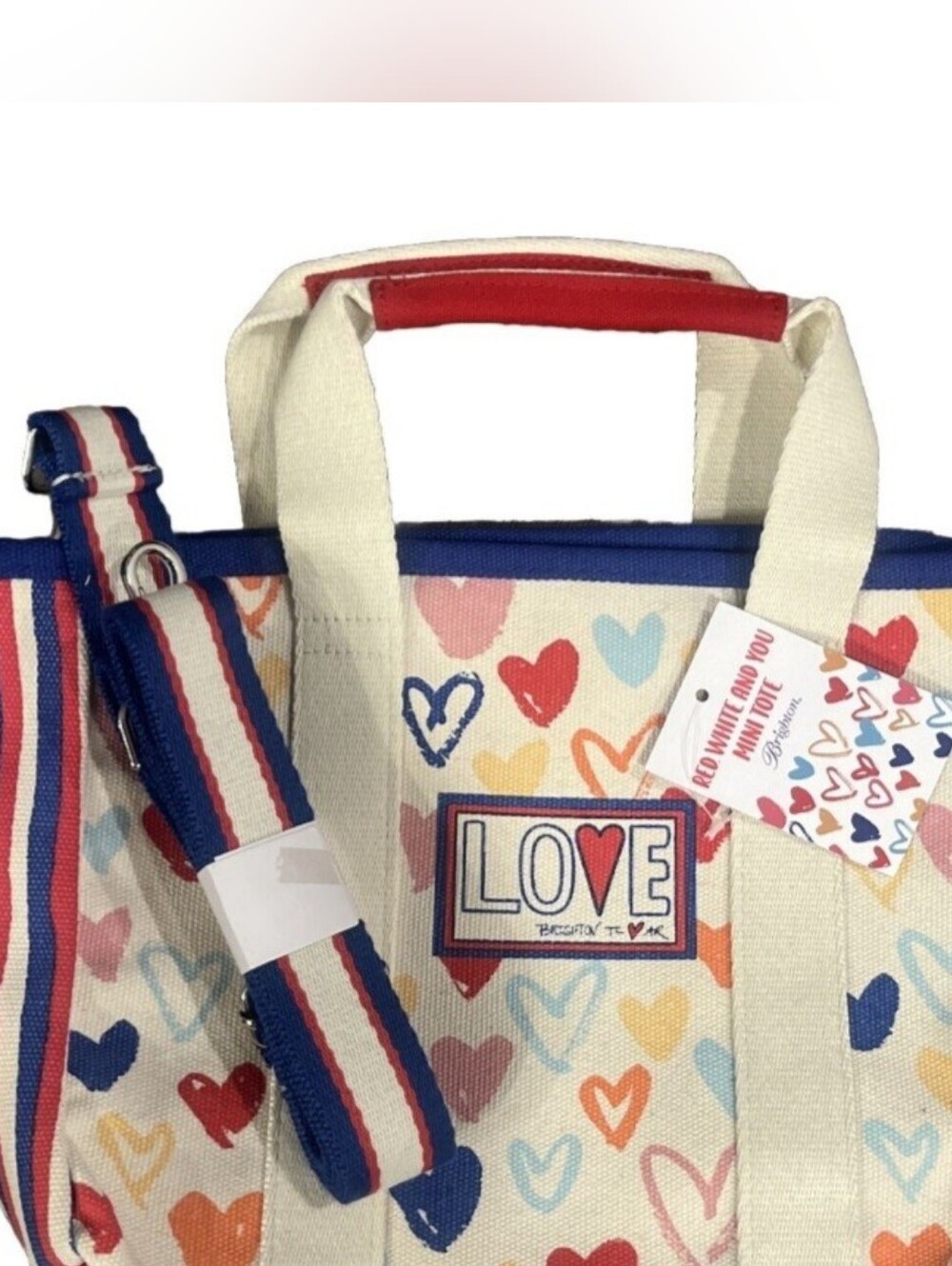 Brighton Multicolor "Sparkle & Shine" Mini Canva Tote NWT - Picture 1 of 7